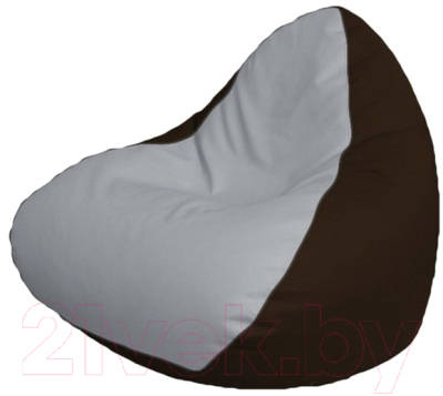 Бескаркасное кресло Flagman Relax P2.3-60 (белый/темно-коричневый)