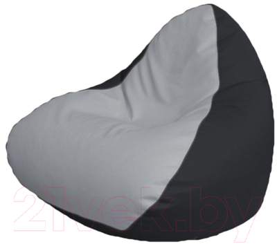 Бескаркасное кресло Flagman Relax P2.3-62 (белый/черный)