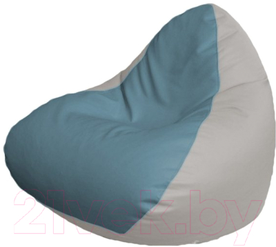 Бескаркасное кресло Flagman Relax P2.3-66 (голубой/белый)