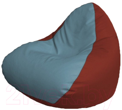 Бескаркасное кресло Flagman Relax P2.3-67 (голубой/красный)