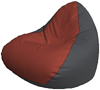 Бескаркасное кресло Flagman Relax P2.3-71 (красный/серый) - 