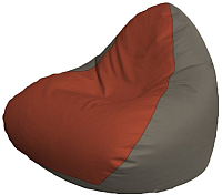 Бескаркасное кресло Flagman Relax P2.3-76 (красный/светло-серый/серый) - 