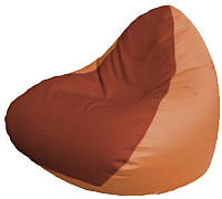 Бескаркасное кресло Flagman Relax P2.3-79 (красный/оранжевый) - 