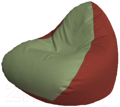 Бескаркасное кресло Flagman Relax P2.3-83 (оливковый/красный)