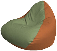 Бескаркасное кресло Flagman Relax P2.3-84 (оливковый/оранжевый) - 