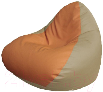 Бескаркасное кресло Flagman Relax P2.3-85 (оранжевый/светло-бежевый)