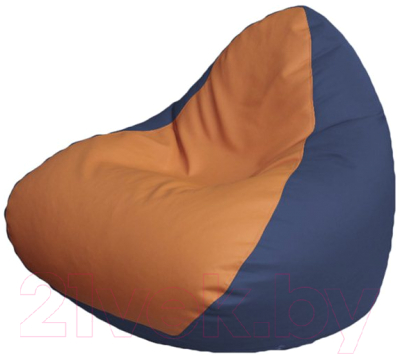Бескаркасное кресло Flagman Relax P2.3-87 (оранжевый/синий)