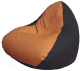 Бескаркасное кресло Flagman Relax P2.3-89 (оранжевый/черный) - 