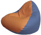 Бескаркасное кресло Flagman Relax P2.3-92 (оранжевый/голубой) - 