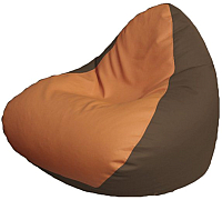 Бескаркасное кресло Flagman Relax P2.3-93 (оранжевый/коричневый) - 
