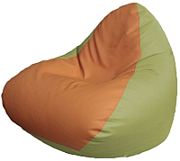 Бескаркасное кресло Flagman Relax P2.3-95 (оранжевый/оливковый) - 