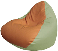 Бескаркасное кресло Flagman Relax P2.3-96 (оранжевый/светло-оливковый) - 