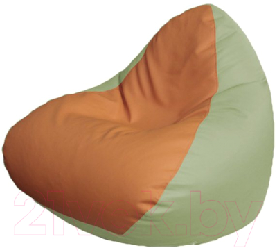 Бескаркасное кресло Flagman Relax P2.3-96 (оранжевый/светло-оливковый)