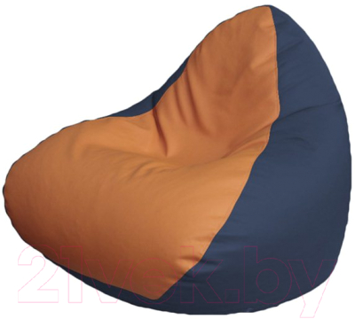 Бескаркасное кресло Flagman Relax P2.3-97 (оранжевый/синий)