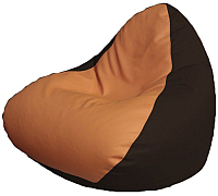 Бескаркасное кресло Flagman Relax P2.3-99 (оранжевый/коричневый) - 
