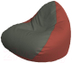 Бескаркасное кресло Flagman Relax P2.3-102 (серый/красный) - 