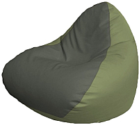 Бескаркасное кресло Flagman Relax P2.3-103 (серый/оливковый) - 