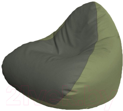 Бескаркасное кресло Flagman Relax P2.3-103 (серый/оливковый)