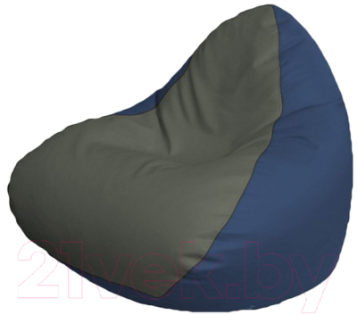 Бескаркасное кресло Flagman Relax P2.3-105 (серый/синий)