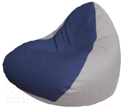 Бескаркасное кресло Flagman Relax P2.3-107 (синий/белый)