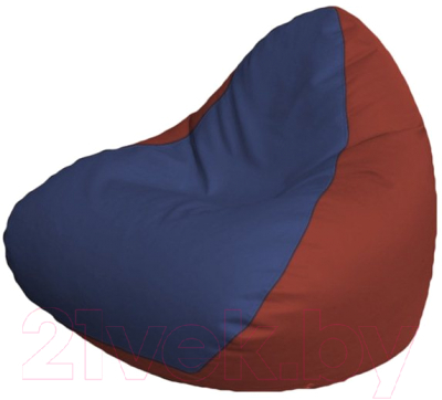 Бескаркасное кресло Flagman Relax P2.3-109 (синий/красный)