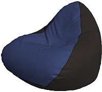 Бескаркасное кресло Flagman Relax P2.3-113 (синий/черный) - 