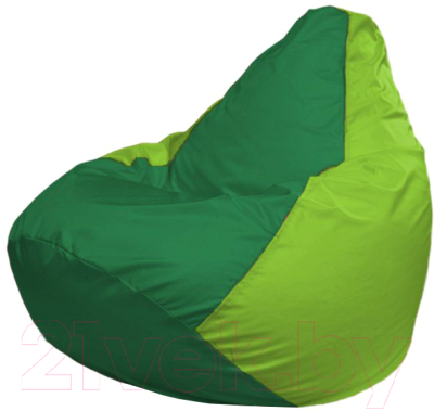 Бескаркасное кресло Flagman Груша Макси Г2.1-241 (зеленый/салатовый)