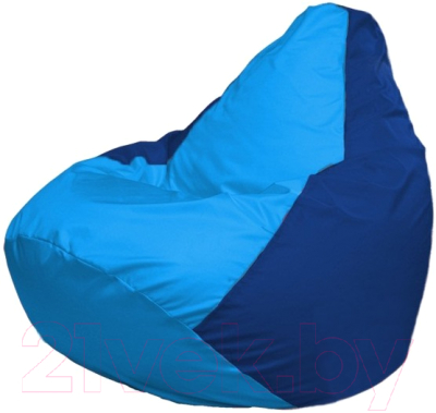 Бескаркасное кресло Flagman Груша Макси Г2.1-273 (голубой/синий)