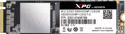 SSD диск A-data SX6000NP 128GB (ASX6000NP-128GT-C)