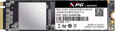 SSD диск A-data SX6000NP 256GB (ASX6000NP-256GT-C)