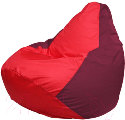 Бескаркасное кресло Flagman Груша Макси Г2.1-180 (красный/бoрдовый)