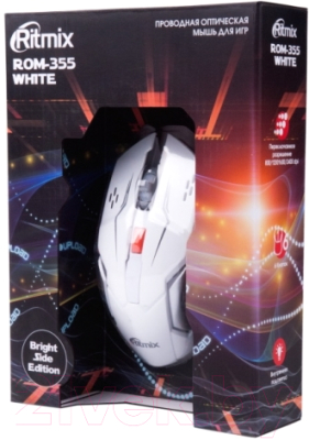 Мышь Ritmix ROM-355 (белый)
