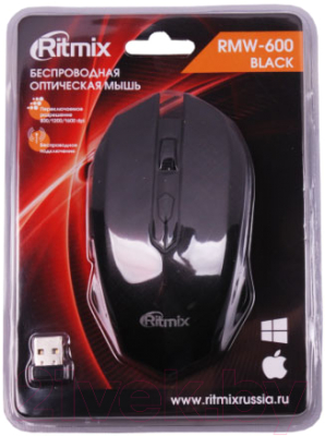 Мышь Ritmix RMW-600 (черный)