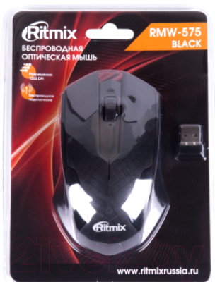 Мышь Ritmix RMW-575 (черный)
