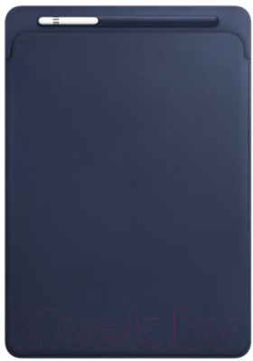 Чехол для планшета Apple Leather Sleeve for 12.9 iPad Pro Midnight Blue / MQ0T2