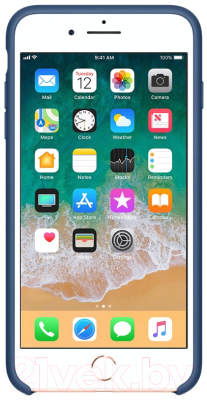 Чехол-накладка Apple Silicone Case for iPhone 8 Plus/7 Plus Blue Cobalt / MQH02