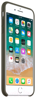 Чехол-накладка Apple Silicone Case for iPhone 8 Plus/7 Plus Dark Olive / MR3Q2