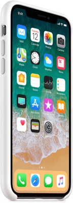 Чехол-накладка Apple Silicone Case для iPhone X / MQT22 (белый)