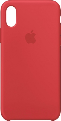 Чехол-накладка Apple Silicone Case для iPhone X / MQT52 (красный)