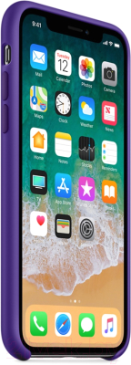 Чехол-накладка Apple Silicone Case для iPhone X Ultra / MQT72 (фиолетовый)