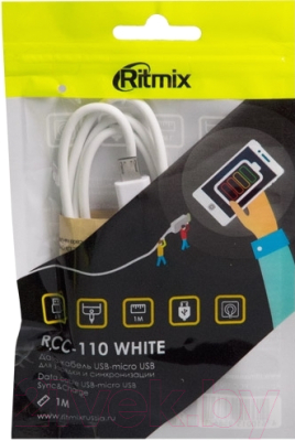 Кабель Ritmix RCC-110 (белый)