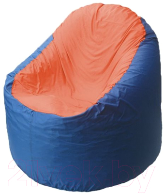Бескаркасное кресло Flagman Bravo B1.1-33 (оранжевый/синий)