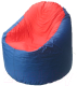 Бескаркасное кресло Flagman Bravo B1.1-41 (синий/красный) - 