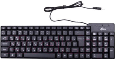 Клавиатура Ritmix RKB-100 (черный)