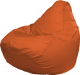 Бескаркасное кресло Flagman Груша Мега Super Г5.1-10 (оранжевый) - 