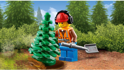 Конструктор Lego City Лесной трактор 60181