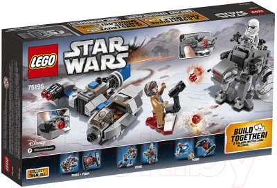 Конструктор Lego Star Wars Бой пехотинцев Первого Ордена против Спидера 75195