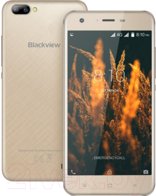 Смартфон Blackview A7 (золотистый)