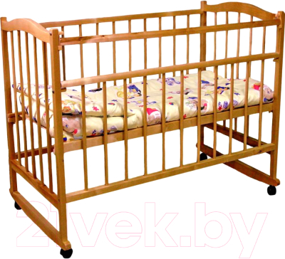 Детская кроватка Фея 204 (медовый)