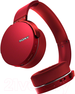 Беспроводные наушники Sony MDR-XB950B1 (красный)
